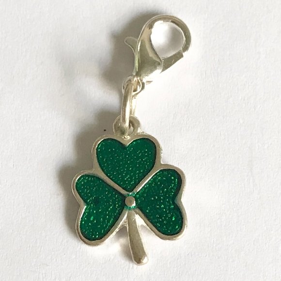 Celtic Irish Charms Clip On Lot Knot Shamrock Purse Zipper Pulls Silver Tone - Picture 3 of 9